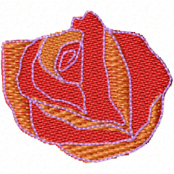 Flowers And Tree Embroidery Design 6